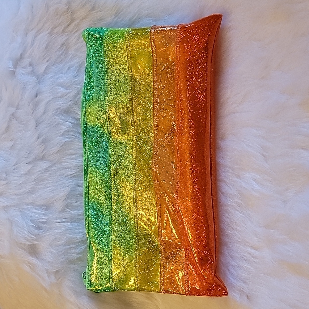 Unison glitter zipper pen/pencil pouch